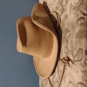Dorfman Pacific Men's Tan Bush Australian Style Fedora Sun Hat Size Large